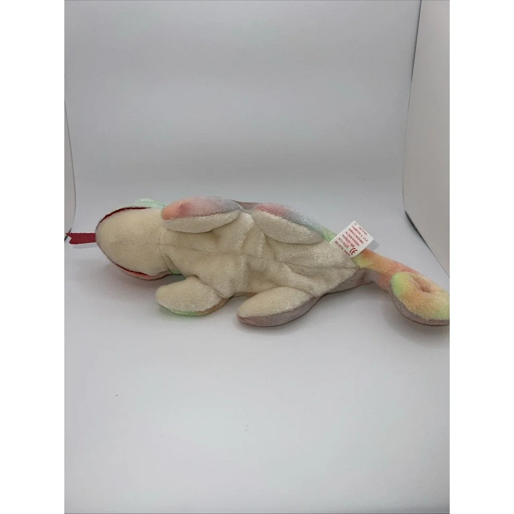 TY Beanie Babies Baby Iggy the Iguana 1997‎ Rainbow Tie Dye